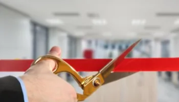 Ribbon-cutting as Nature's Sprout was founded in 2018