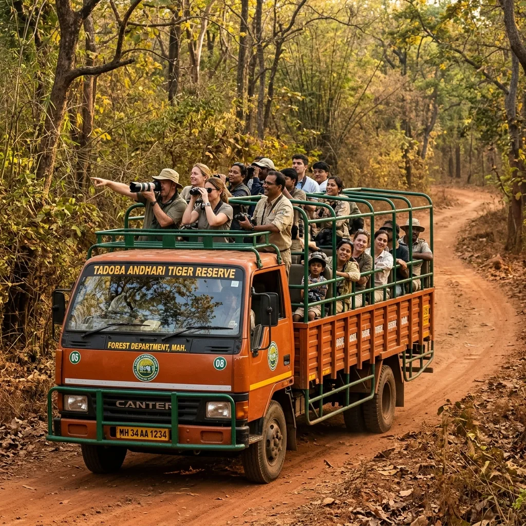 Canter safari in Tadoba Tiger Reserve