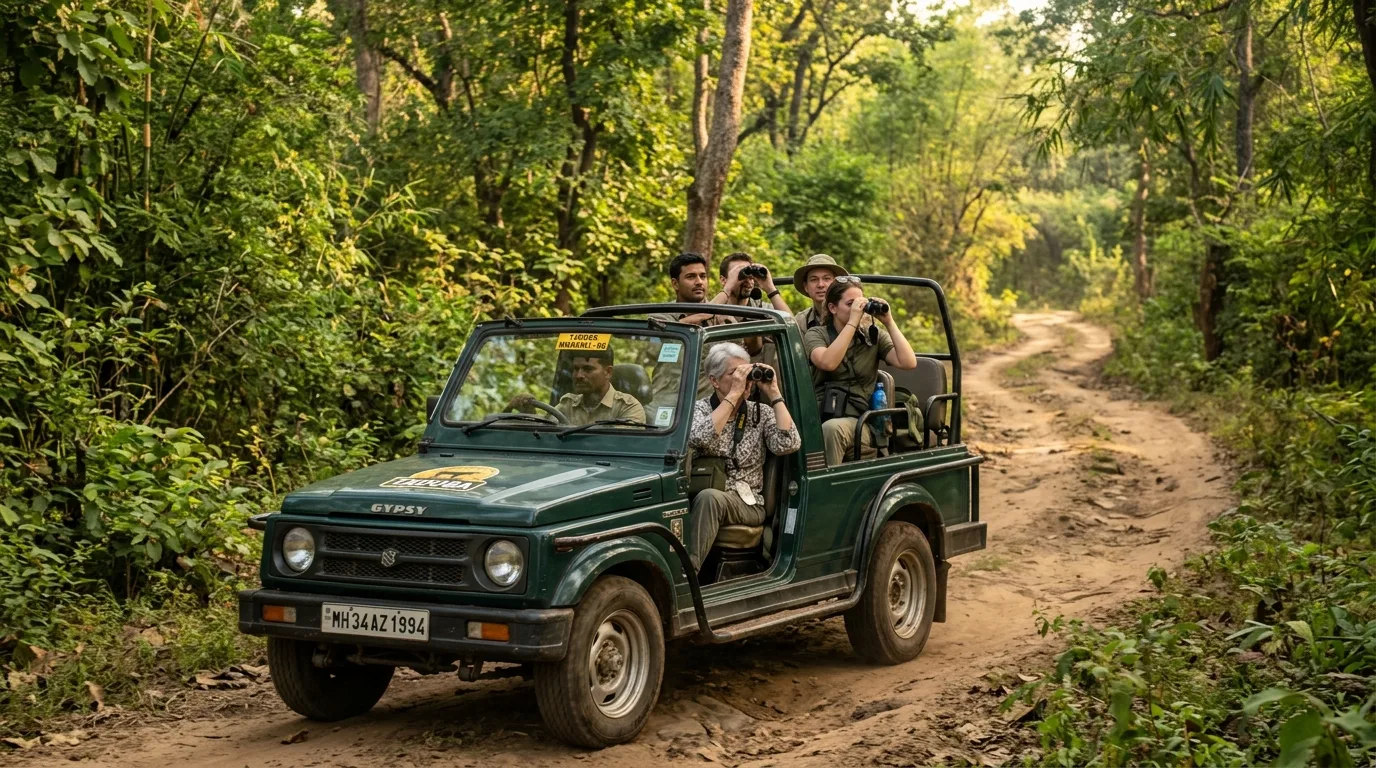 Jeep safari in Tadoba Tiger Reserve