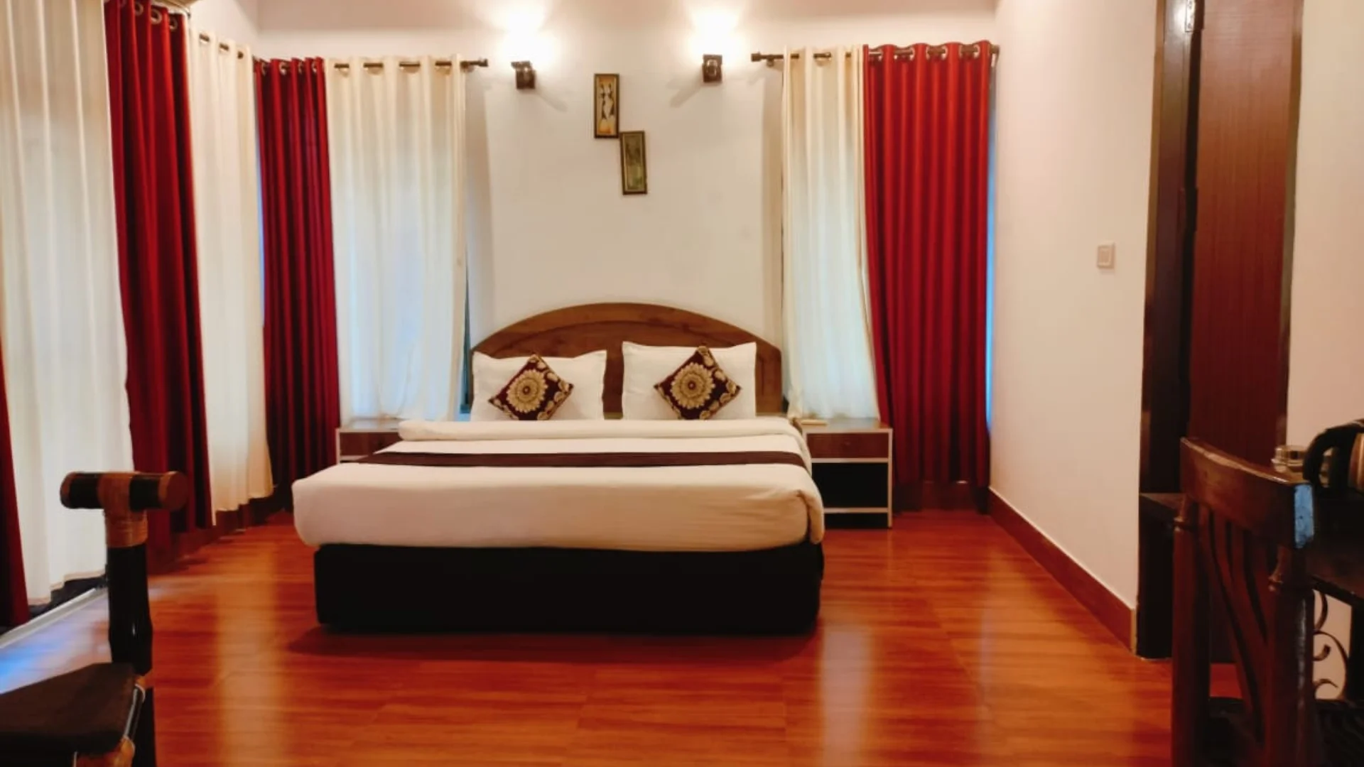 Front view of Super Deluxe Room at Wildmark Kanha Resort