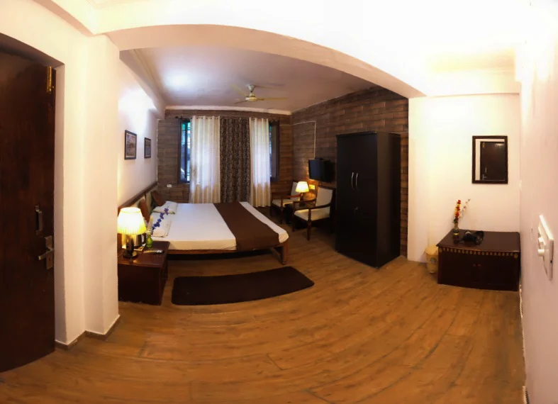 Deluxe Room 2 with scenic lake view at Nainital Willows